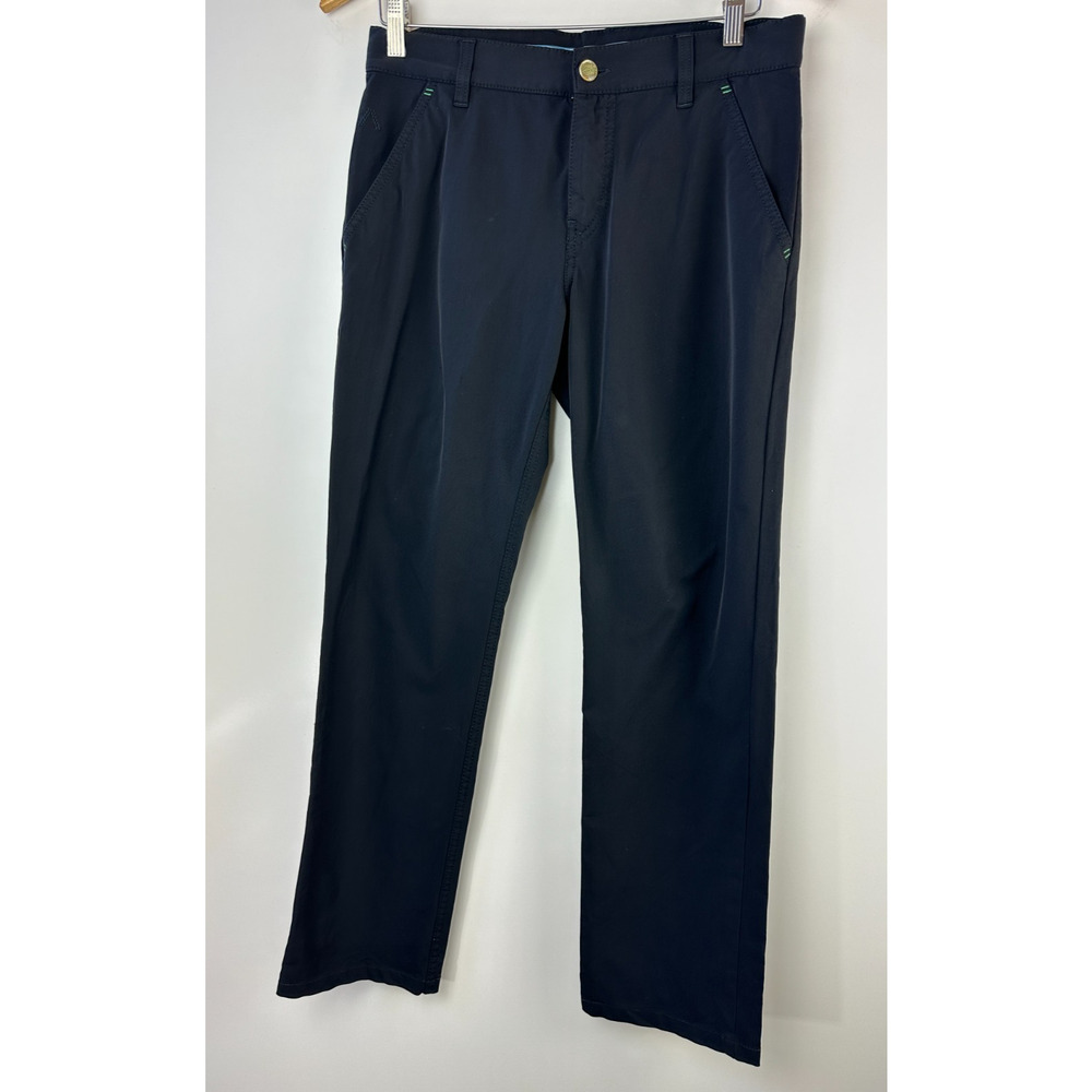 Alberto Golf Pants Men's 32 x 30 46 Modern Fit Black Pro 3XDry Cooler Chino Tech - Picture 2 of 16